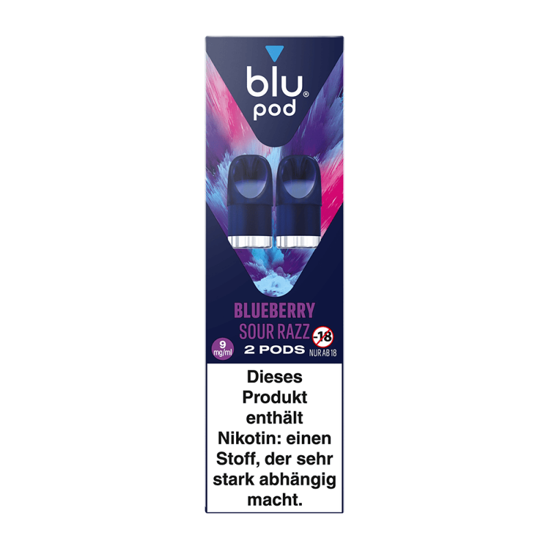 blu Pod BLUEBERRY SOUR RAZZ 9mg/ml