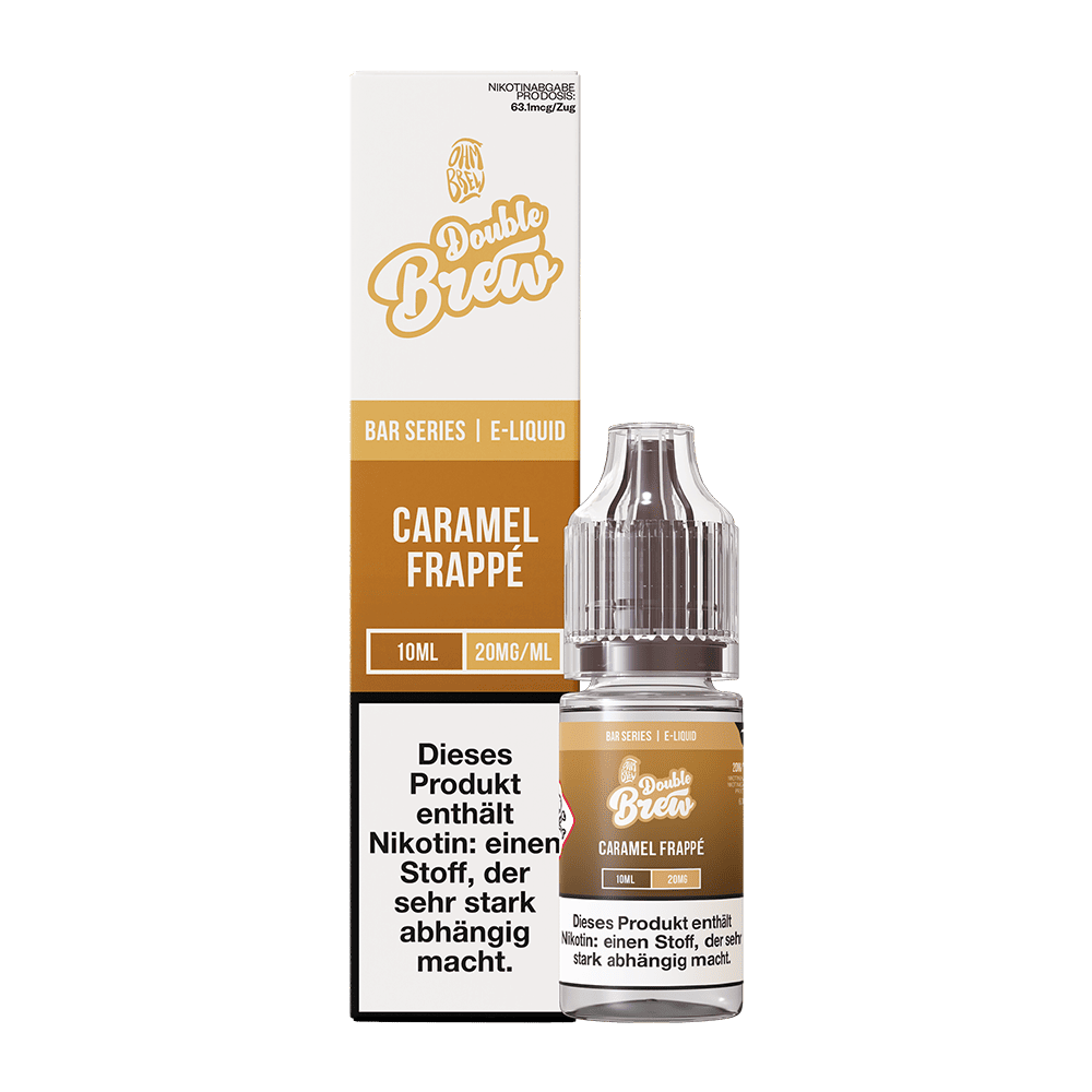 Double Brew Nikotinsalz - Caramel Frappe - 10ml Liquid 20mg