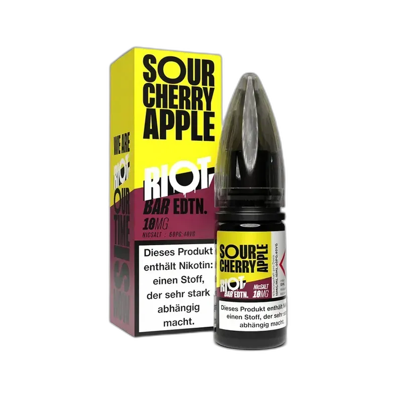 Riot Squad Nikotinsalz - Sour Cherry Apple - Liquid 10ml 10mg