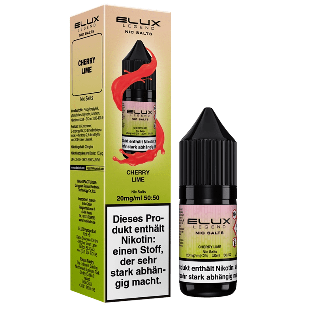 Elux Nikotinsalz - Cherry Lime - Liquid 10ml