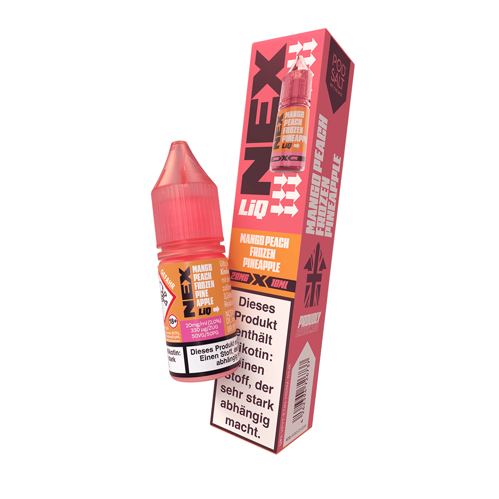 Nex Liq Nikotinsalz - Mango Peach Frozen Pineapple - 10ml 20mg