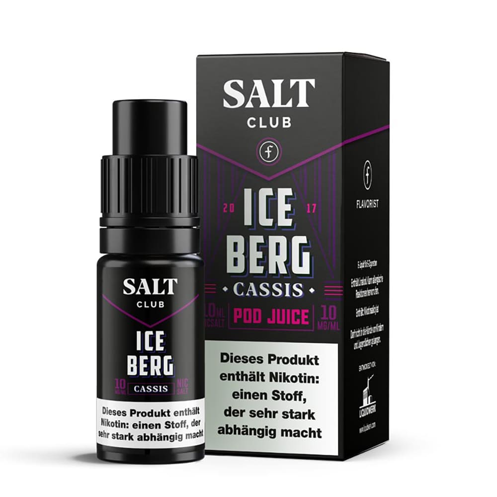 Salt Club Nikotinsalz - Flavorist Iceberg Cassis - Liquid 10ml