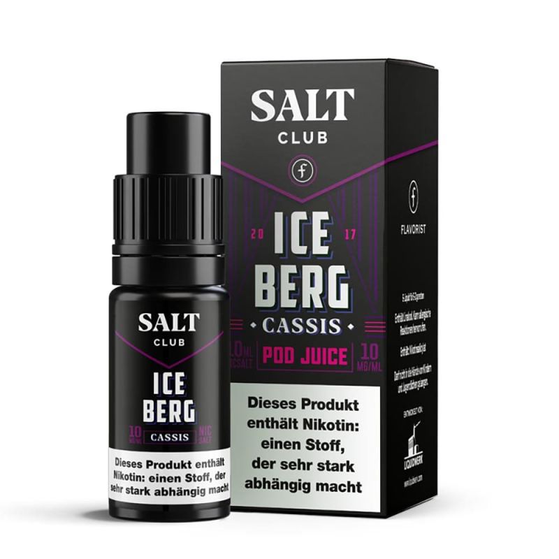 Salt Club Nikotinsalz - Flavorist Iceberg Cassis - Liquid 10ml