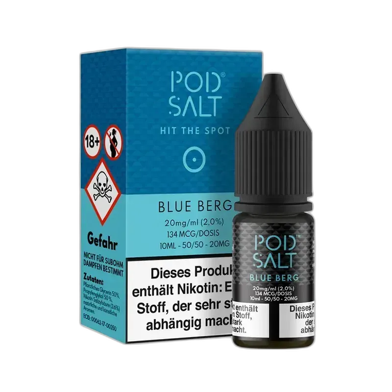Pod Salt Core Nikotinsalz - Blue Berg - 10ml Liquid 20mg
