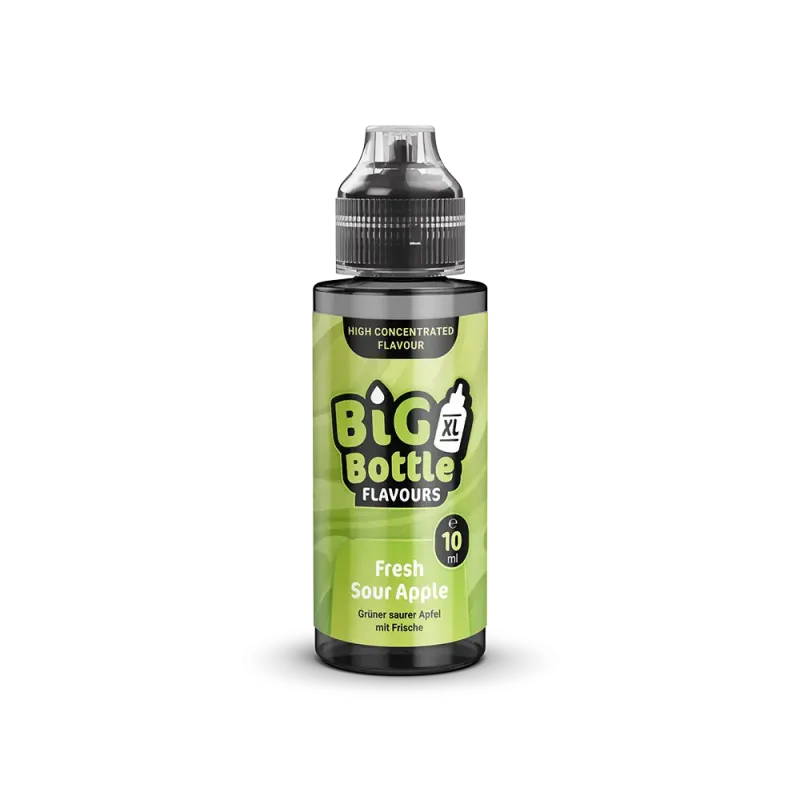 Big Bottle Flavours Longfill - Fresh Sour Apple - 10ml Aroma in 120ml Flasche