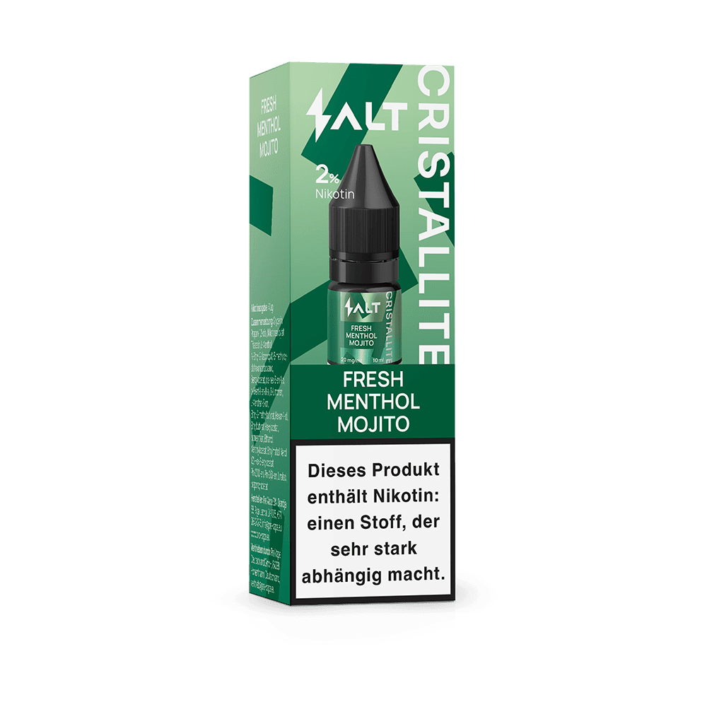 SALT Cristallite Nikotinsalz - Fresh Menthol Mojito - 10ml Liquid 20mg