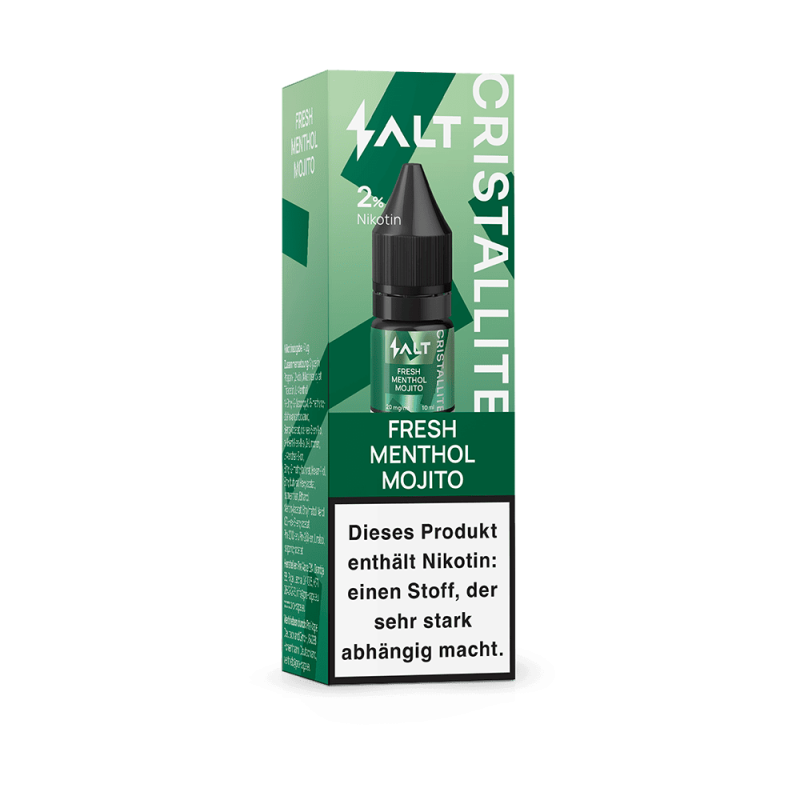 SALT Cristallite Nikotinsalz - Fresh Menthol Mojito - 10ml Liquid 20mg