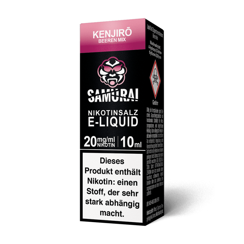 Samurai Nikotinsalz - Kenjirō Beeren Mix - Liquid  10ml