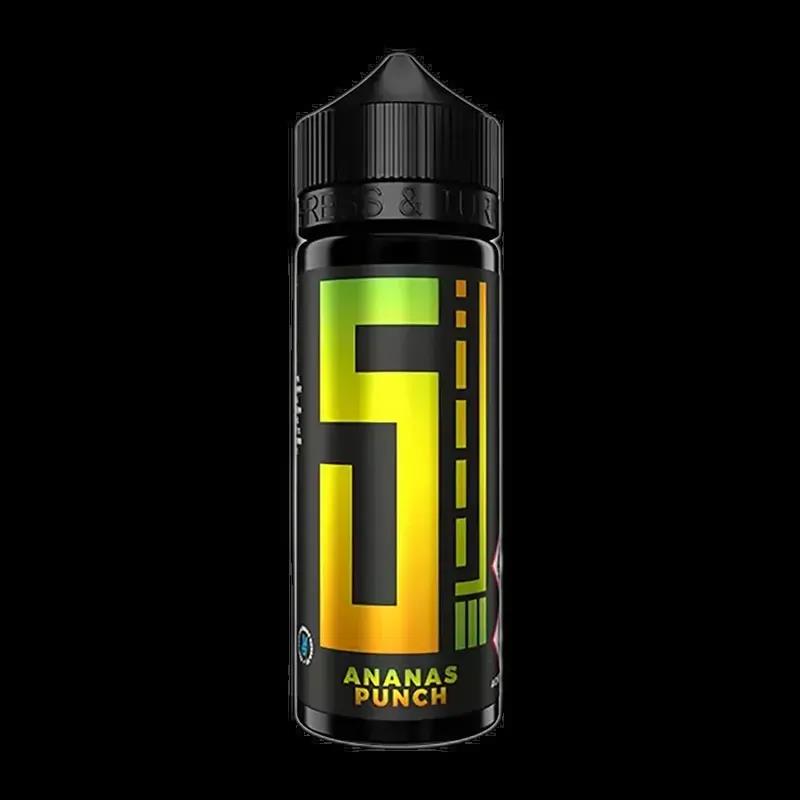 5EL Longfill - Ananas Punch - 10ml Aroma in 120ml Flasche