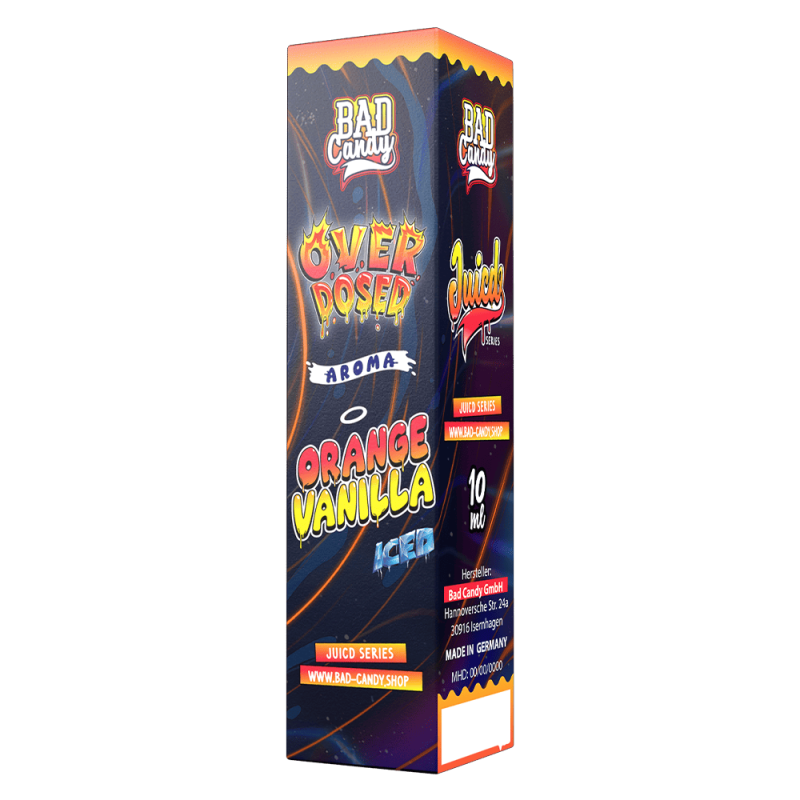 Bad Candy Longfill - Orange Vanilla Iced - Overdosed 10ml Aroma in 60 ml Flasche