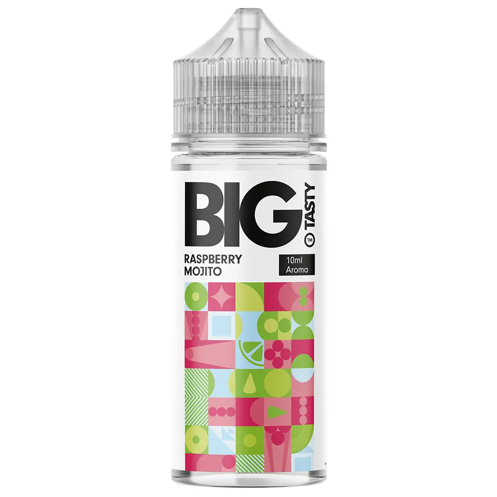 Big Tasty Longfill - Raspberry Mojito - 10ml Aroma in 120ml Flasche