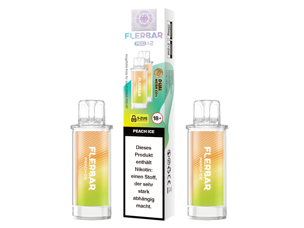 Flerbar Pod (2 Stk.) Peach Ice 20mg
