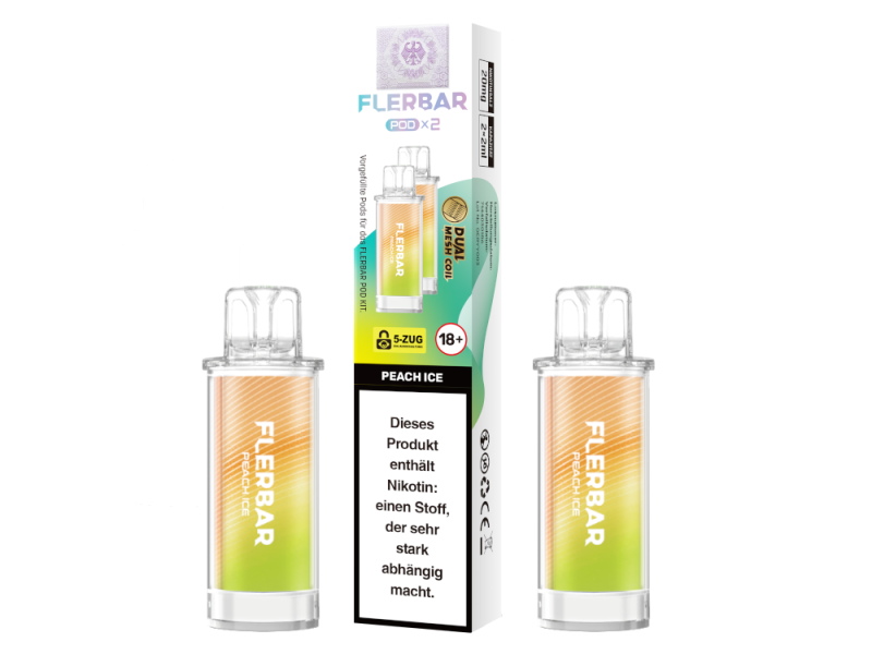 Flerbar Pod (2 Stk.) Peach Ice 20mg