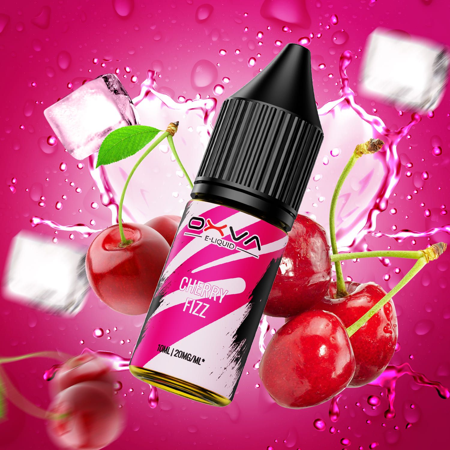 OXVA E-Liquid Nikotinsalz - Cherry Fizz - 10ml Liquid 20mg
