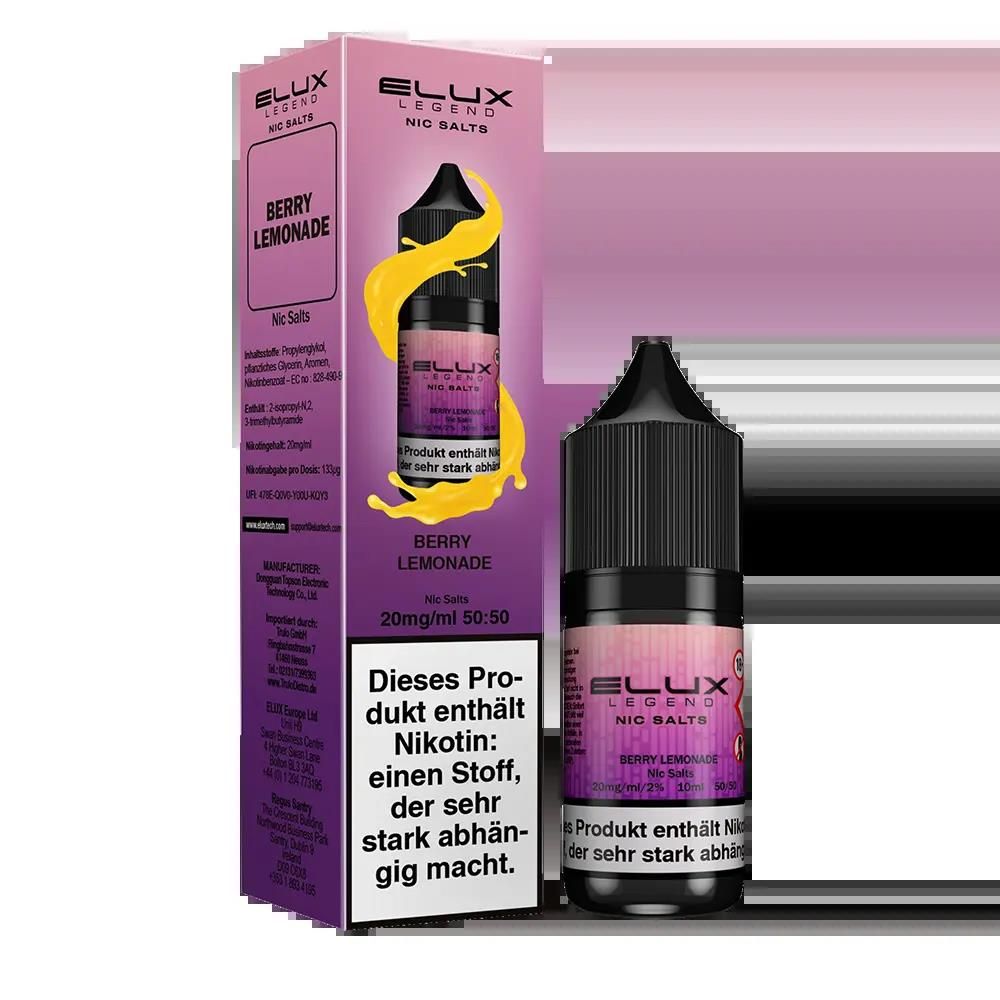 Elux Nikotinsalz - Berry Lemonade - Liquid 10mg 10ml