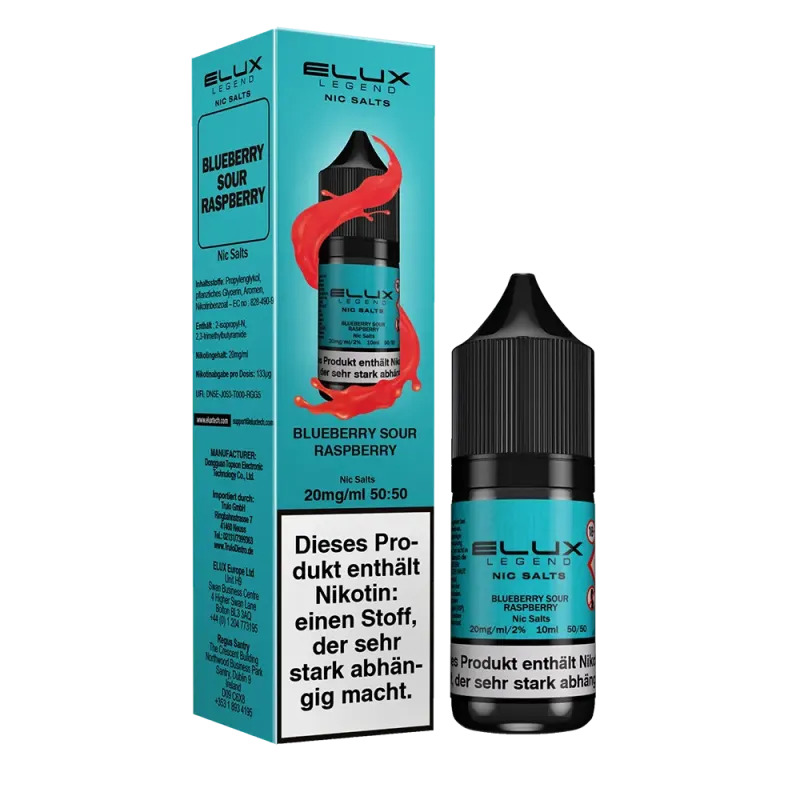 Elux Nikotinsalz - Blueberry Sour Raspberry - 10ml