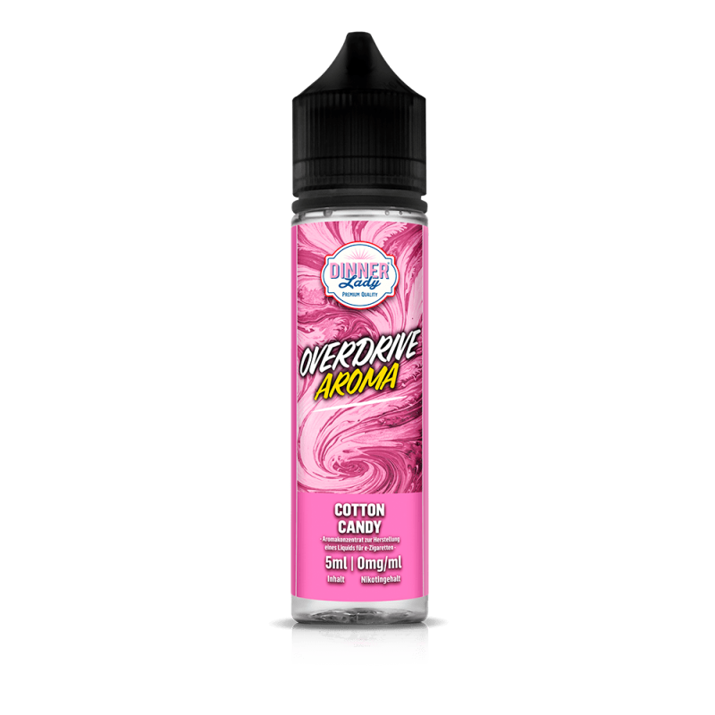 Dinner Lady Overdrive Longfill - Cotton Candy - 5ml in 60ml Flasche