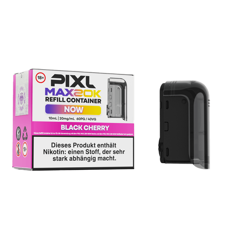 PIXL MAX 20K Einweg Pod - Black Cherry - 20 mg Nikotinsalz 10ml