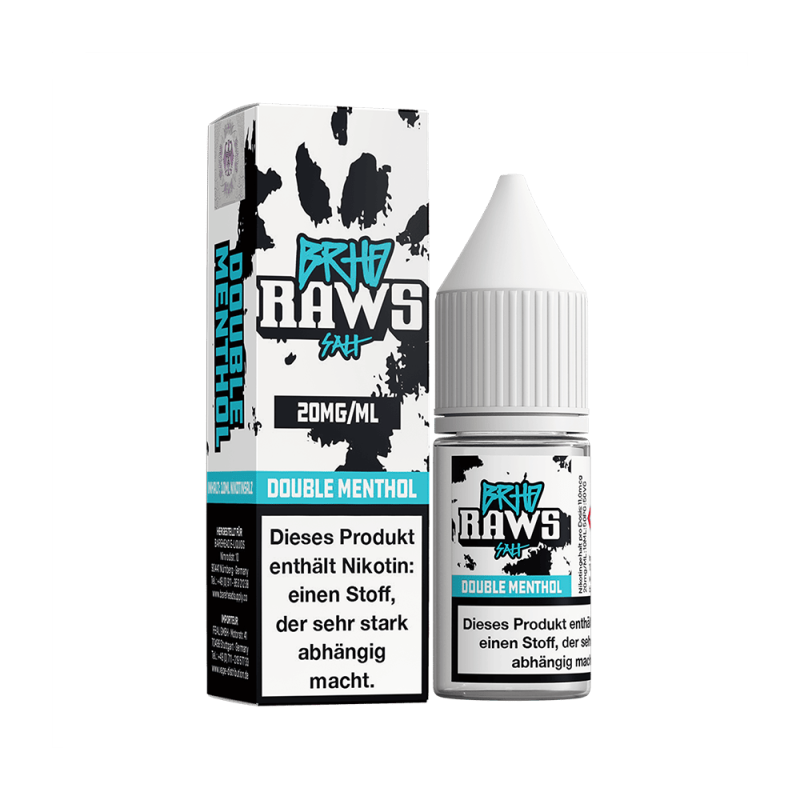BRHD Barehead Hybrid Nikotinsalz - RAWS Double Menthol - 20mg 10ml