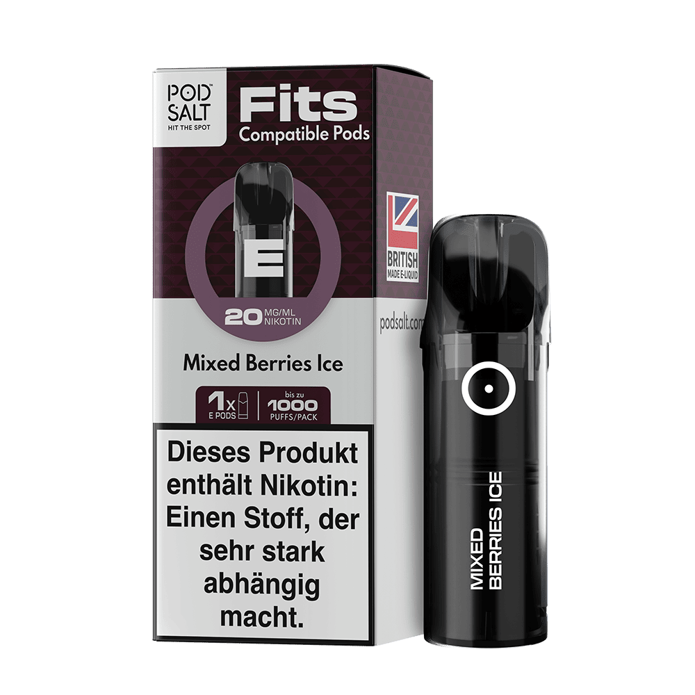 Pod Salt Fits Pods – Mixed Berries Ice – 20mg – 2ml (3 Stück)