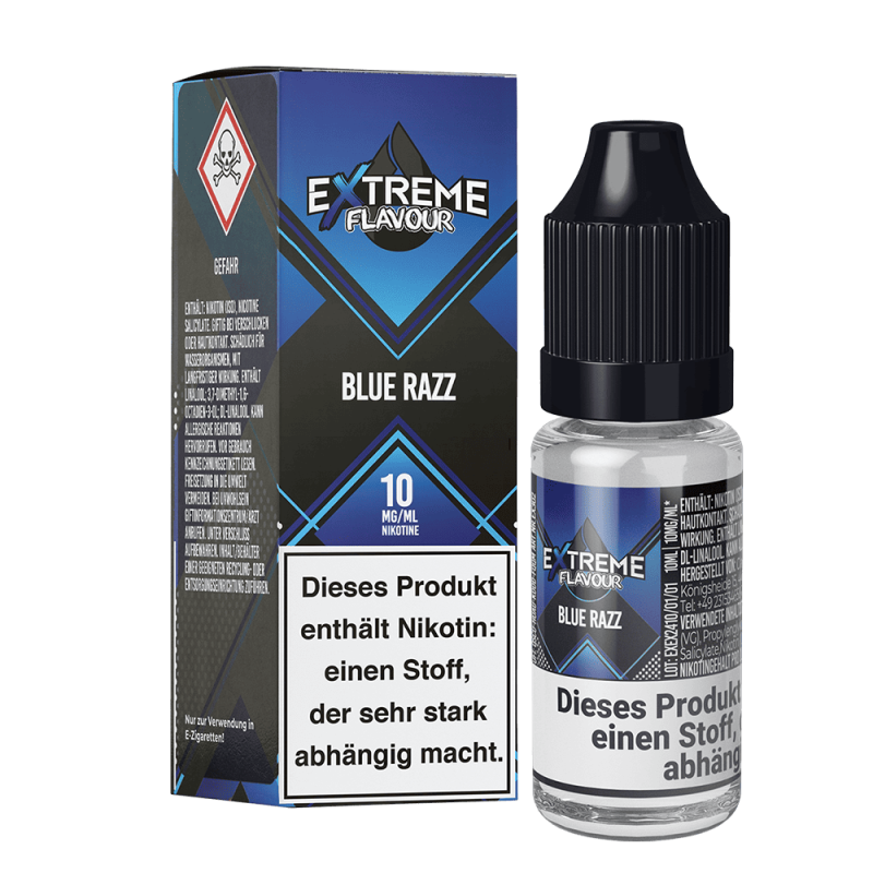 Extreme Flavour - Blue Razz - 10ml Hybrid-Nikotinsalzliquid