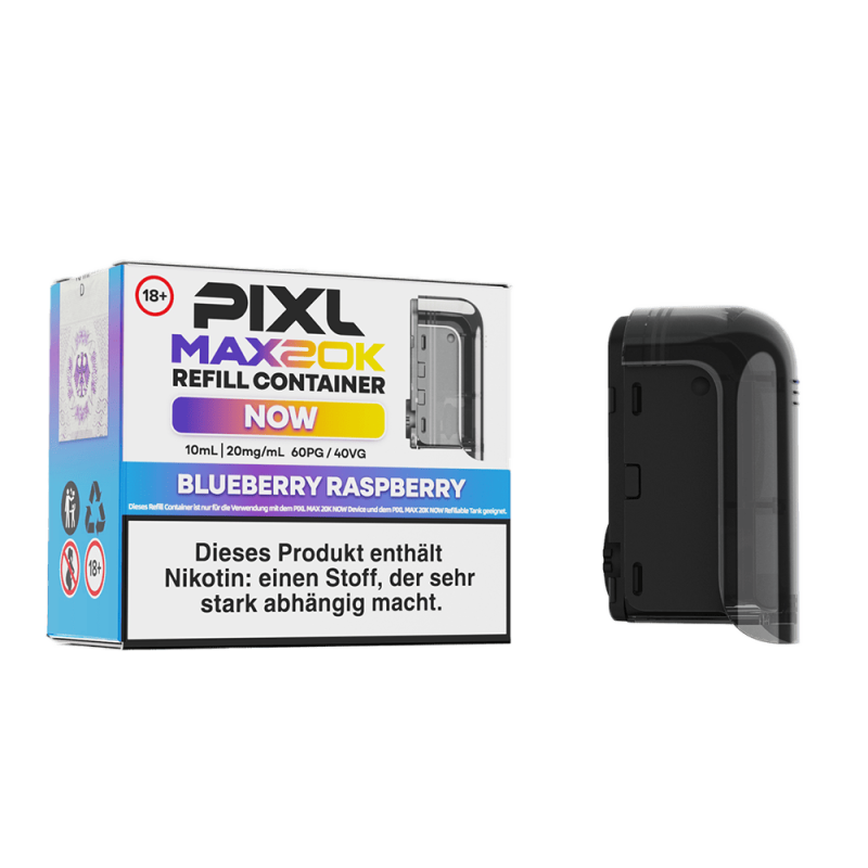 PIXL MAX 20K Einweg Pod - Blueberry Raspberry - 20 mg Nikotinsalz 10ml