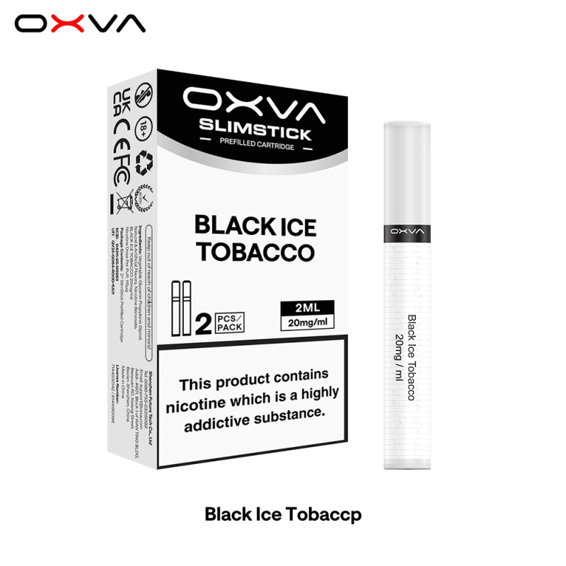 Oxva Slimstick Pods – Black Ice Tobacco – 20mg – 2ml (2 Stück)