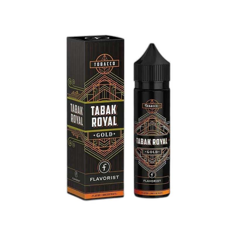 Flavorist Aroma Longfill - Tabak Royal Gold - 10ml Aroma in 60ml Flasche