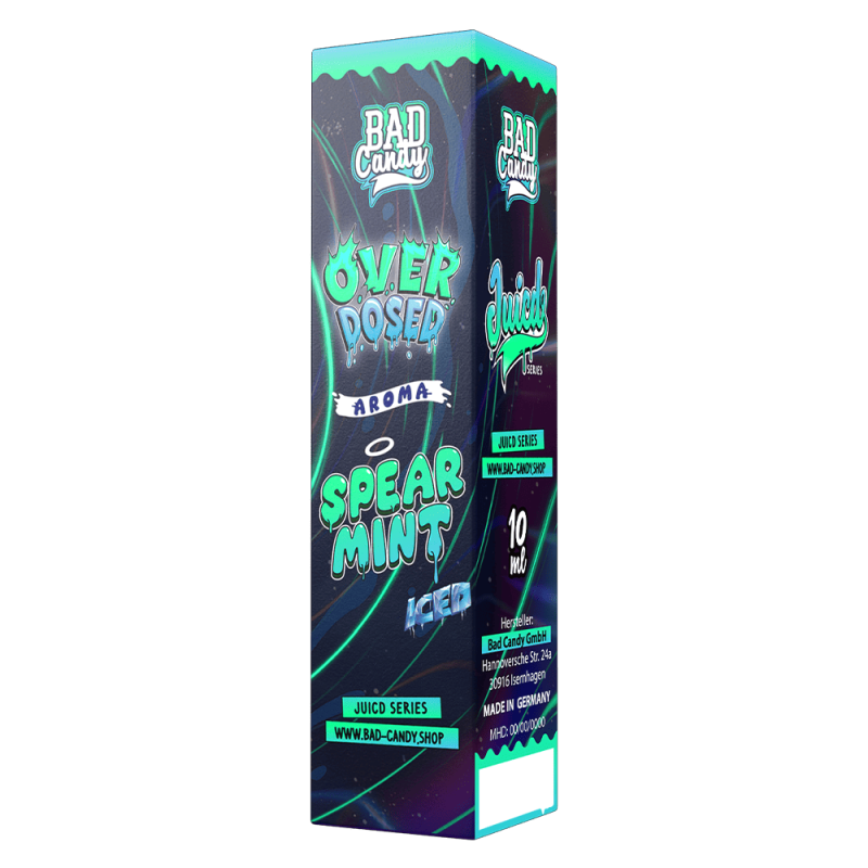 Bad Candy Longfill - Spearmint Iced - Overdosed 10ml Aroma in 60 ml Flasche