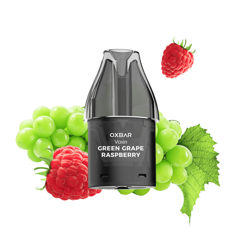 Oxbar Voxin Einweg Pod - Green Grape Raspberry - 20mg Nikotinsalz 2ml