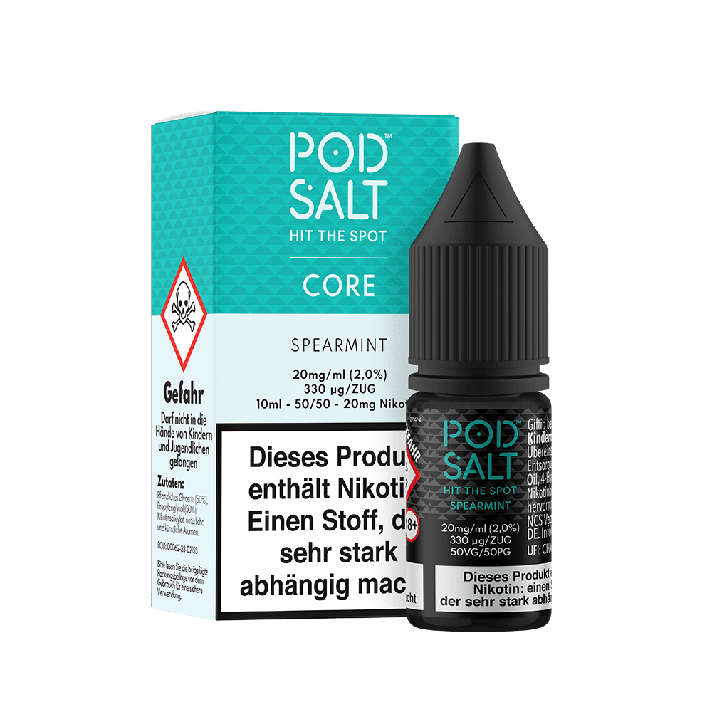 Pod Salt Core Nikotinsalz - Spearmint - Liquid 10ml 20mg