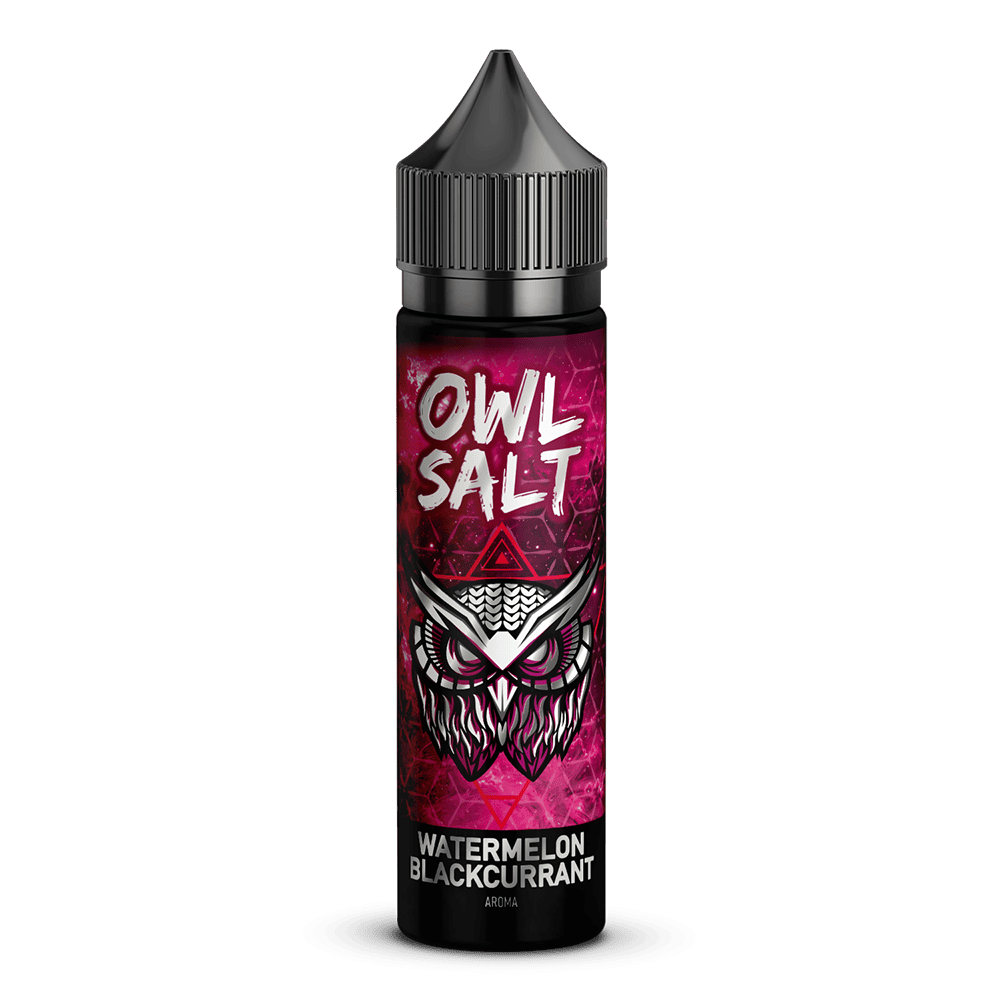 OWL Salt Aroma Longfill - Watermelon Blackcurrant - 10ml in 60ml Flasche, E-Liquid, Wassermelone, Schwarzcurrant