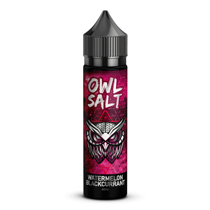 OWL Salt Aroma Longfill - Watermelon Blackcurrant - 10ml in 60ml Flasche, E-Liquid, Wassermelone, Schwarzcurrant