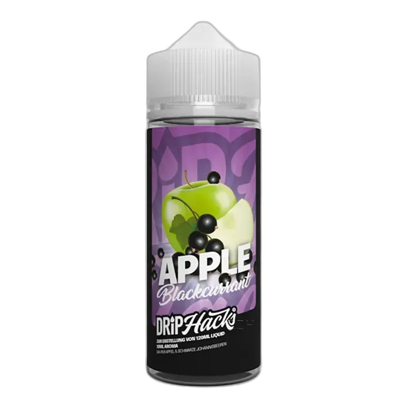 Drip Hacks Longfill - Apple Blackcurrant - 10ml Aroma in 120ml Flasche