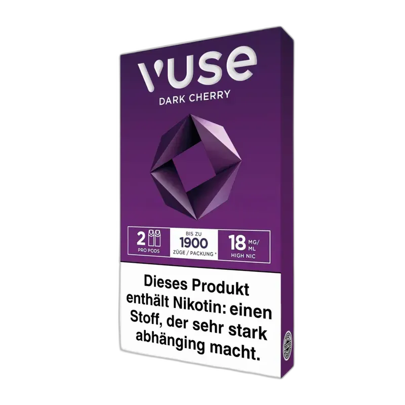Vuse Pro Caps 2er Dark Cherry Nic Salts 18mg