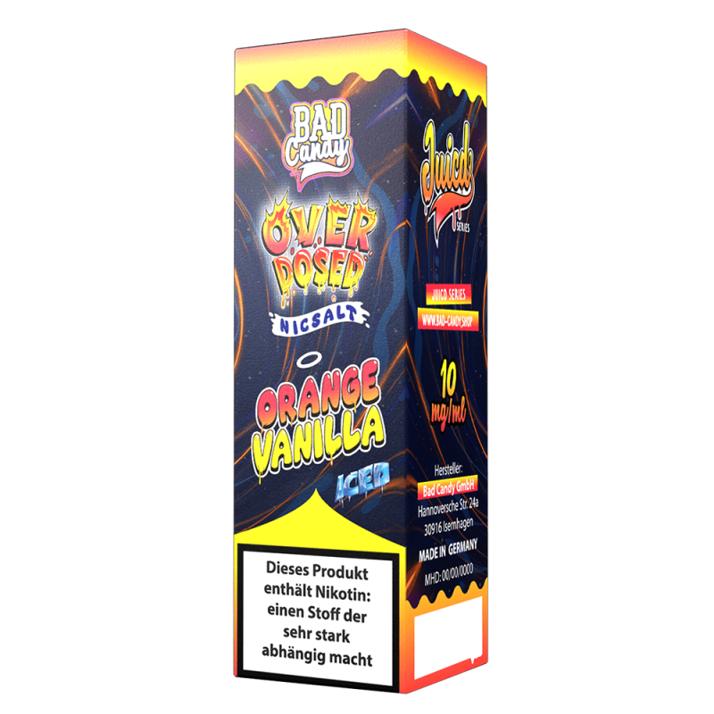 Bad Candy Nikotinsalz - Orange Vanilla Iced - Overdosed 10ml Liquid 20mg