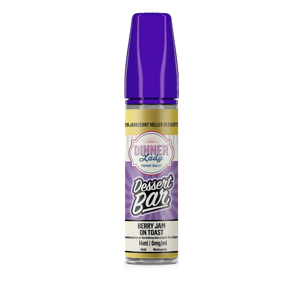 Dinner Lady Dessert Bar Longfill - Berry Jam on Toast - 14ml in 60ml Flasche
