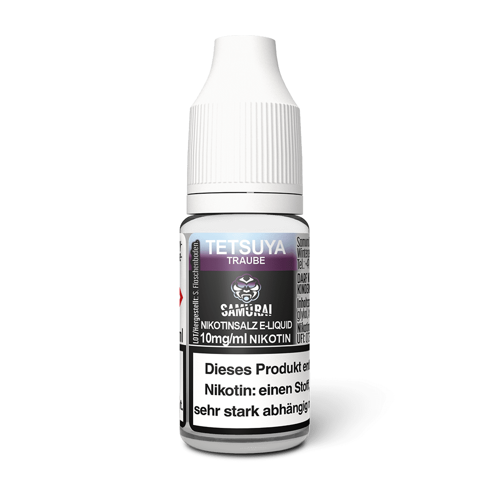 Samurai Nikotinsalz - Tetsuya Traube - Liquid 10ml 10mg