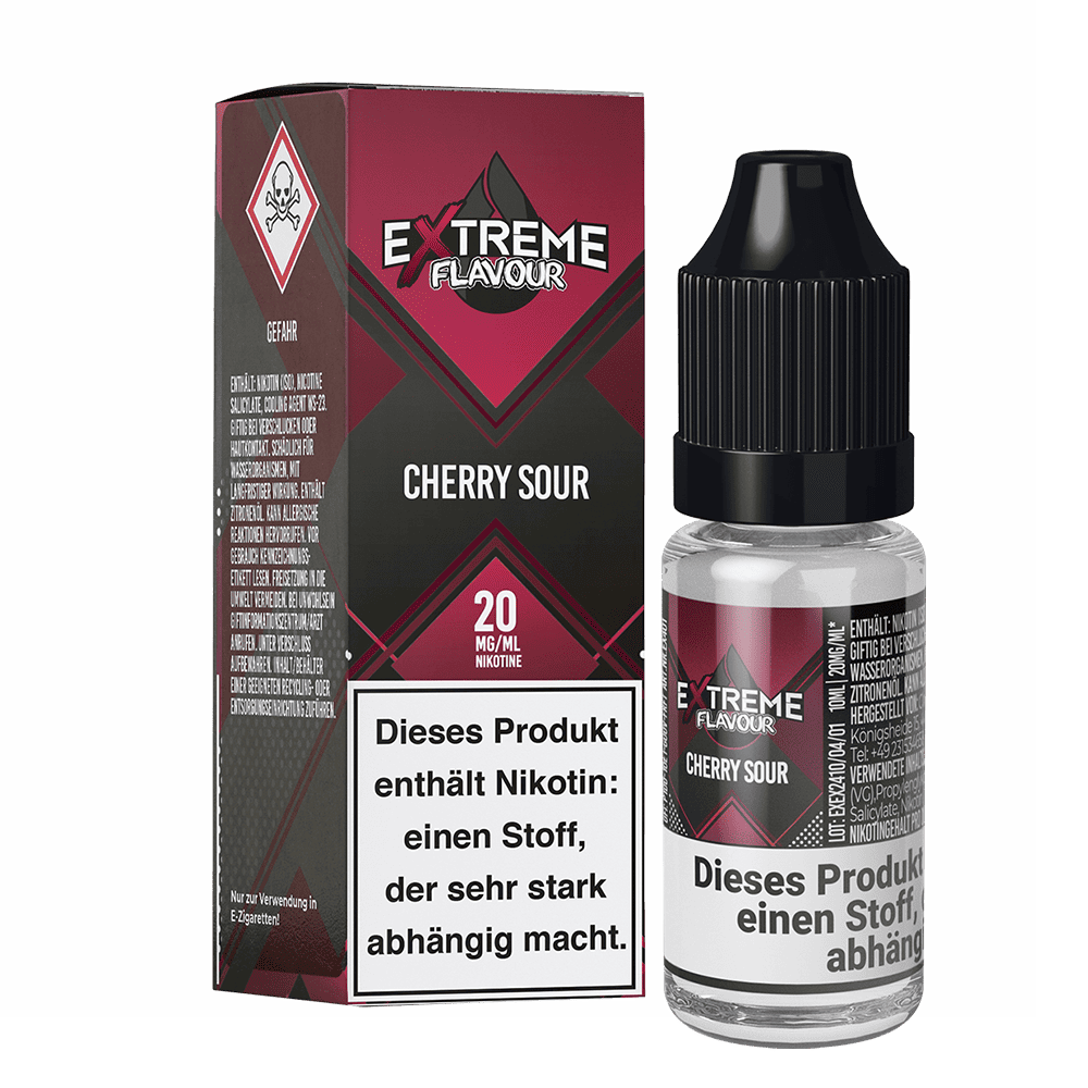 Extreme Flavour - Cherry Sour - 20mg 10ml Hybrid-Nikotinsalzliquid
