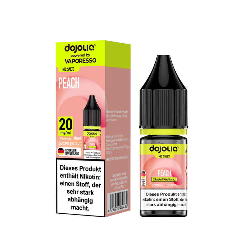 Dojoliq Nikotinsalz - Peach - 10ml Liquid 20mg