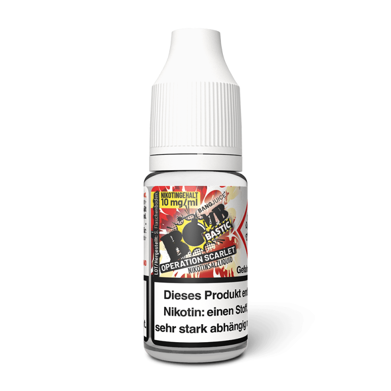 Bang Juice Bomb Bastic Nikotinsalz - Operation Scarlet - 10mg 10ml