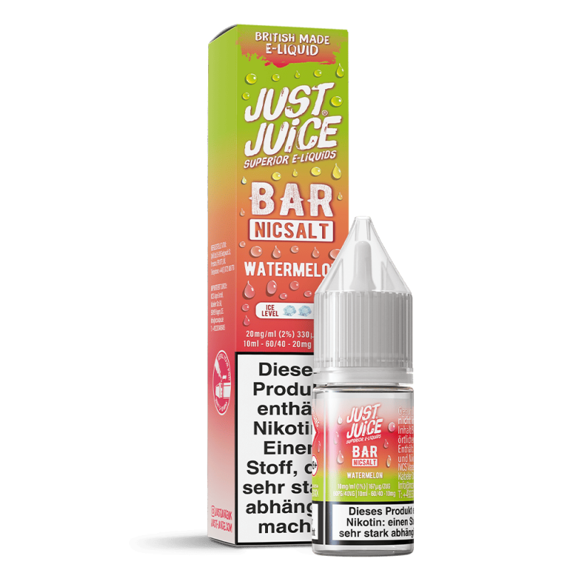 Just Juice Nikotinsalz - Watermelon - 10ml Liquid 10mg