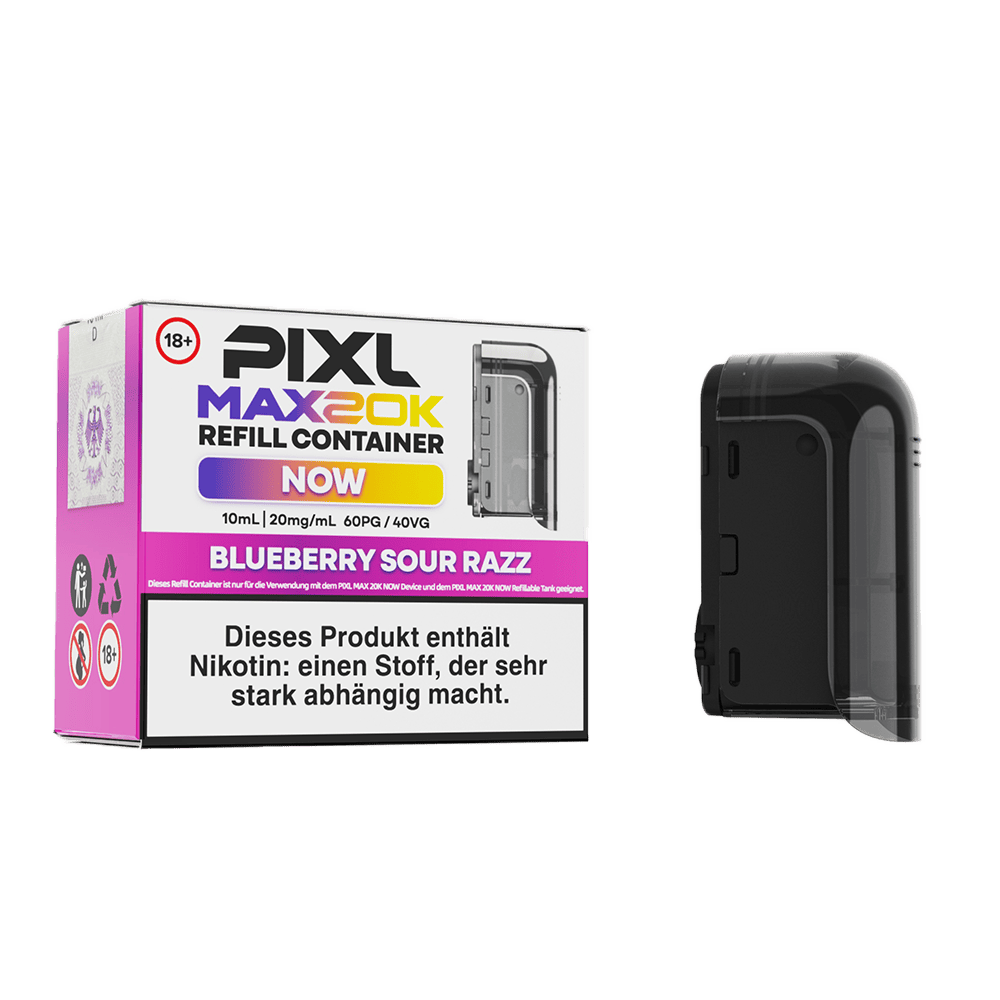 PIXL MAX 20K Pods – Blueberry Sour Razz – 20mg – 10ml (1 Stück)