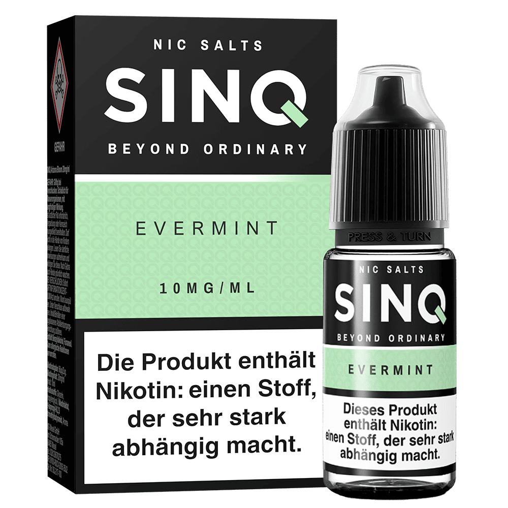 SINQ Nikotinsalz - Evermint - 10ml Liquid