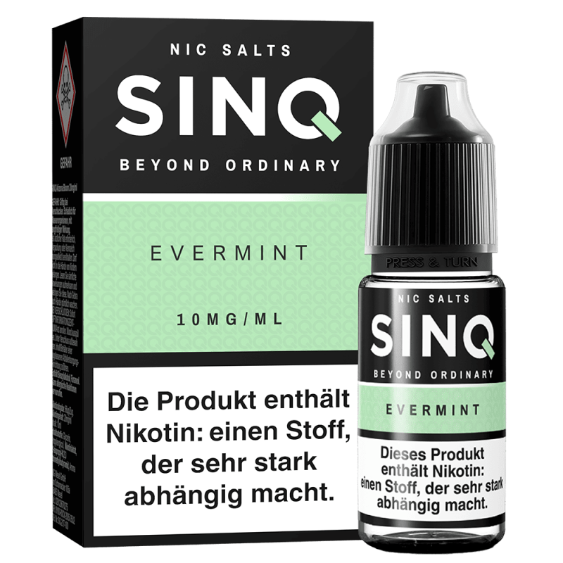 SINQ Nikotinsalz - Evermint - 10ml Liquid