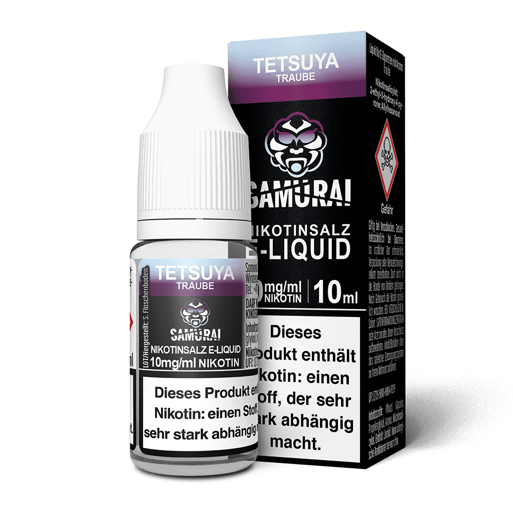Samurai Nikotinsalz - Tetsuya Traube - Liquid 10ml 10mg