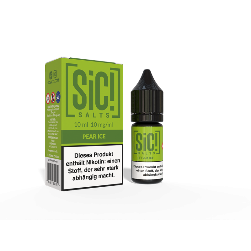 SIC Nikotinsalz - Pear Ice -10ml Liquid 10mg