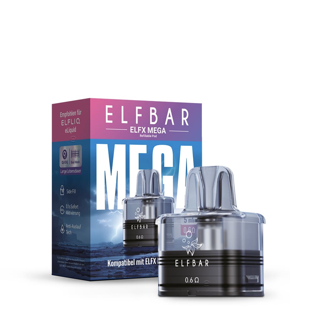 Elfbar ELFX Mega 5ml Pod 0,6 Ohm