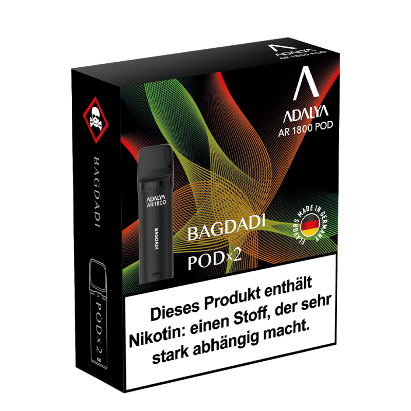 2x Adalya AR1800 - Bagdadi - 20mg Nikotinsalz 2ml