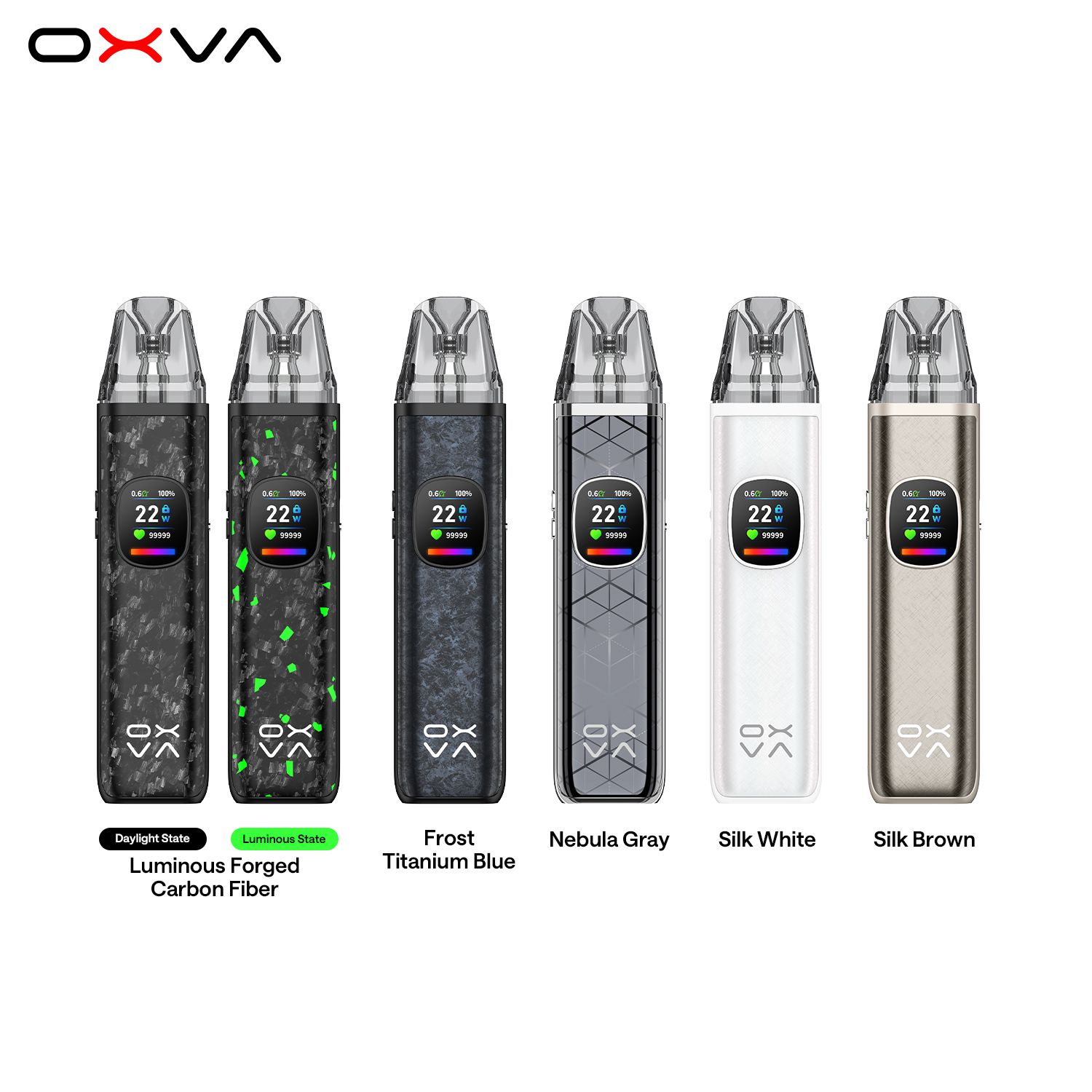 OXVA XLIM Pro 2 DNA Kit
, Lumenis USB Vape, Luminous forged carbon, Frost Titanium Blue, Nebula Gray, Silk White, Vape Pod, Luminous Carbon Fiber, Forged Carbon, Frost Titanium Blue, Nebula Gray, Vape, Pod, Luminous Carbon Fiber, Nebula Gray, Silk White